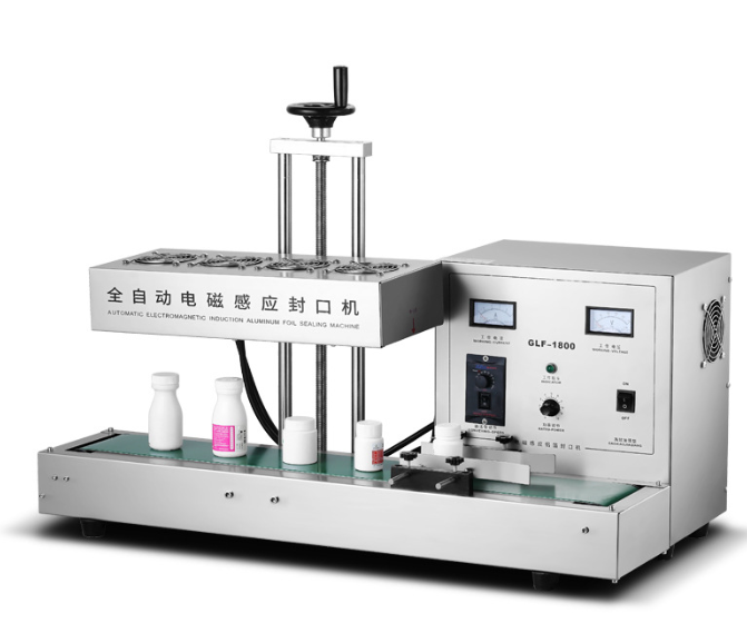 Automatyczna zgrzewarka indukcyjna zgrzewająca folię aluminiową