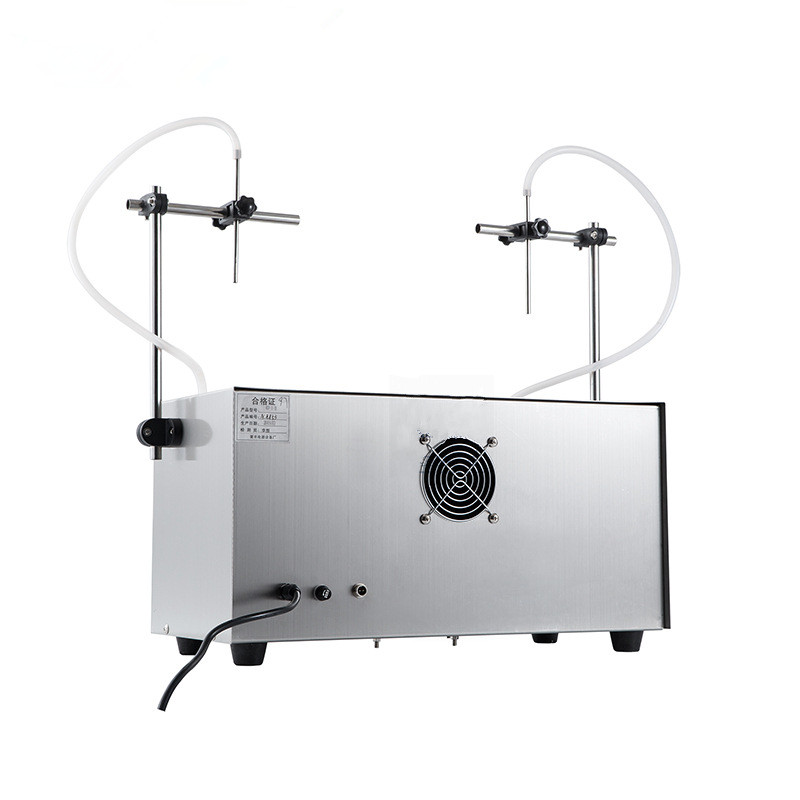 Double heads Magnetic pump liquid filling machine