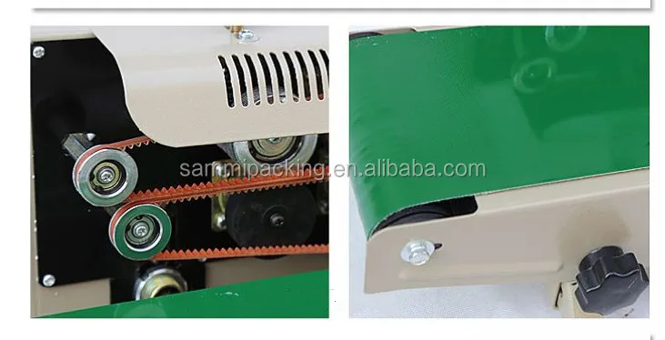 Continuous band sealing machine